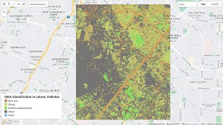 OBIA supervised object based image classification using google earth engine