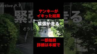 イキってヤンキーが一時停止取締りを突破！停止係の警察官と転倒バイクが接触！マジか