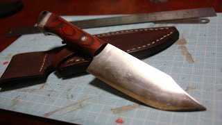 鉈包丁ナイフを作る【Custom Knife Making】