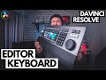 Blackmagic Design Davinci Resolve Editor Keyboard Overview & Review