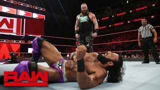 Braun Strowman vs. Jinder Mahal: Raw, Aug. 6, 2018