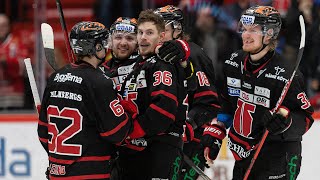 Emil Larsson avgör den andra kvartsfinalen mot Luleå i den femte perioden