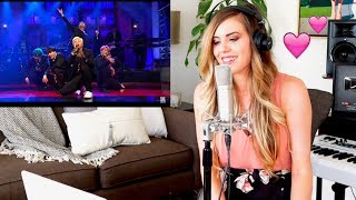 BTS SNL Boy With Luv LIVE Performance - SINGER REACTION