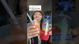 Making a Snapple Mango Madness Slush in the Ninja Slushi