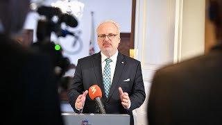 09.09.2020. Valsts prezidenta Egila Levita un Ministru prezidenta Krišjāņa Kariņa mediju brīfings