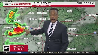 Gusty winds, flooding possible for North Texas Thursday
