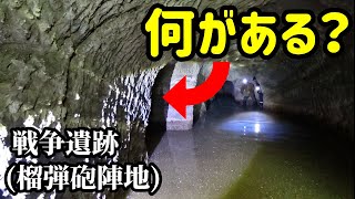 【戦争遺跡】マムシや食用ガエルを食べながら作った地下壕～十五糎榴弾砲陣地＠館山市某所