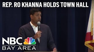 Congressman Ro Khanna hosts town hall in San Jose