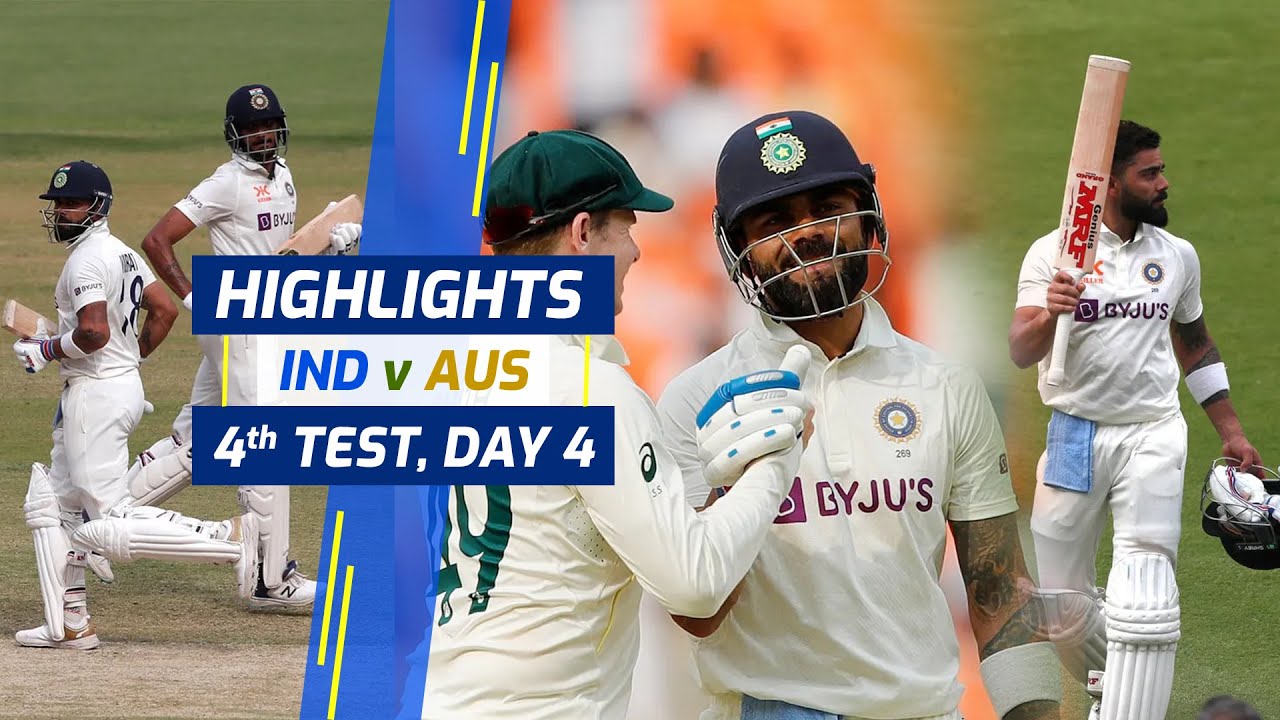 IND Vs AUS 4th Test HIGHLIGHTS: IND Vs AUS Highlights 4th Test Day 4 ...