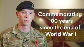 Commemorating 100 years since the end of World War I