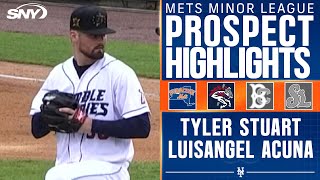 Mets prospects Tyler Stuart and Luisangel Acuna stand out in Saturday's action | SNY