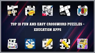 Top 10 Fun And Easy Crossword Puzzles Android Apps