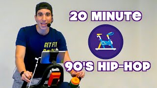 20 Minute Spin Class | 90's Hip-Hop #10 | Get Fit Done