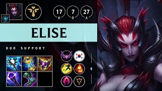 Elise Support vs Leona: Vision Controller - KR Master Patch 14.23