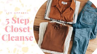 5 STEP CLOSET CLEANSE