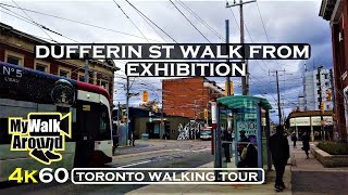 Dufferin st walk  (4k Toronto Video walking tour )