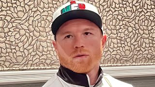 ANNOYED CANELO CHECKS REPORTER- PUTS HIM IN PLACE OVER TRYING TO TALK OVER HIM - CANELO ANGRY MOMENT