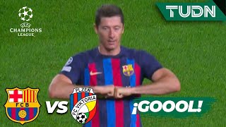 ¡JOYA DE GOL! Lewandowski marca golazo| Barcelona 2-0 Viktoria |UEFA Champions League 22/23J1| TUDN