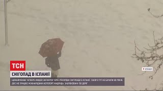 В Іспанії четверо людей загинули через снігопади