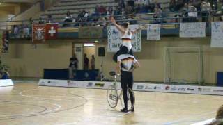 World Championship 2009 - artistic cycling - Pairs open- Rauch Stefan / Egert Ann-Kathrin