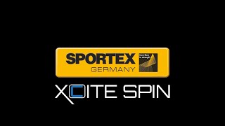 SPORTEX X-CITE SPIN Detailansicht und Biegekurven