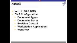 Configuring SAP Document Management (SAP DMS)