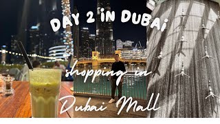 Luxury at Dubai Mall and the stunning Dubai Fountain : Dubai Day 2