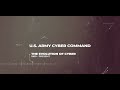 The Evolution of Army Cyber