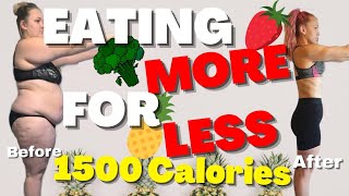 What I Eat In a Day To Lose Weight WITHOUT Being Hungry| 1500 Calories