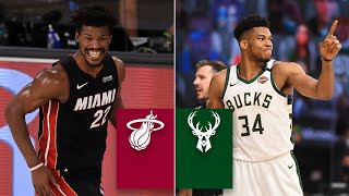 Miami Heat vs. Milwaukee Bucks [GAME 1 HIGHLIGHTS] | 2020 NBA Playoffs