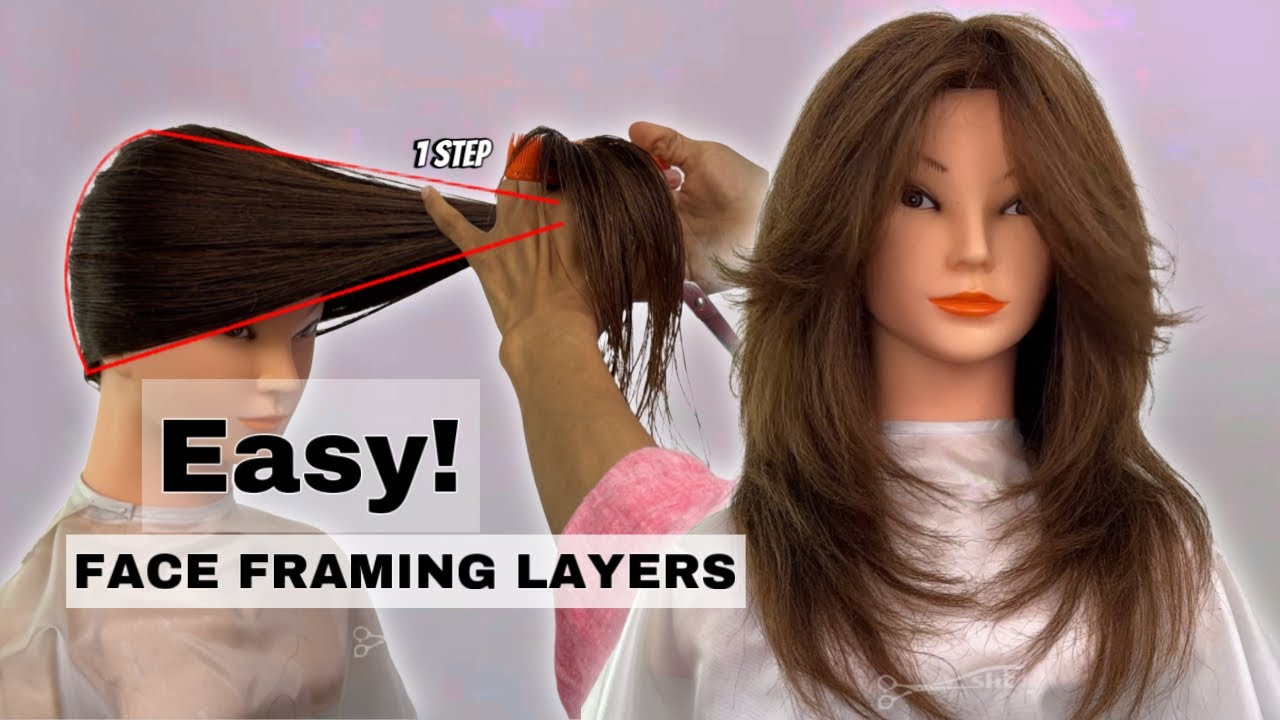 Easy How To Cut Face Framing Layers For Long Hair Potong Rambu Layer