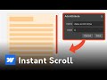 Make Webflow Scroll Instantly on Click (Anchor Link Hack)
