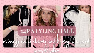 Chanel 24P Styling Haul - style my new pieces in my closet with me!