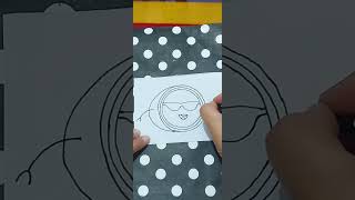How To Draw A Cartoon Watermelon #drawingforkids #ytshorts
