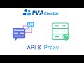 Third-Party Services in PVACreator - SMS service, Captcha service, and Proxies