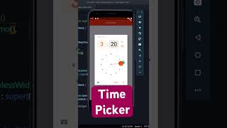 Flutter Time Picker Widget
