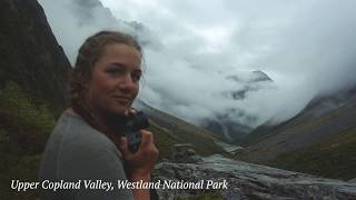 Two months hiking in the Southern Alps of New Zealand in two minutes.