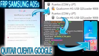 FRP BYPASS SAMSUNG A05s ULTIMA SEGURIDAD QUITAR CUENTA GOOGLE A057 SIN DESTAPAR UNLOCKTOOL ALL BIT