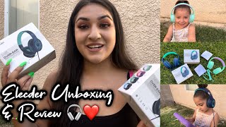 ELECDER HEADPHONES UNBOXING \u0026 REVIEW 2022 ♡ AMAZON ELECDER i45 HEADPHONES