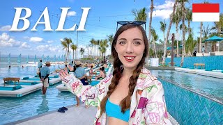 Visiting BIGGEST BEACH CLUB IN ASIA 💸​ Would you come? Bali vlog