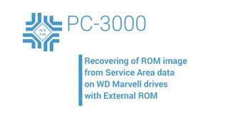 PC-3000 for HDD. Recovering of ROM image on WD Marvell drives with external ROM (U12)