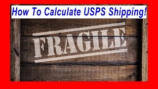 How to Calculate USPS Shipping Price - How to Calculate Shipping Charge DIY video