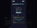 Stunning Glassmorphism Login Form with Dark Theme  HTML & CSS Tutorial 2025 #shorts #html #css