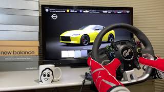 FANATEC「Gran Turismo DD Pro」を使って『グランツーリスモ７』の新型「フェアレディ Z」を走らせてみた