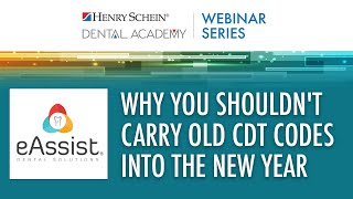 Why You Shouldn't Carry Old CDT Codes into the New Year