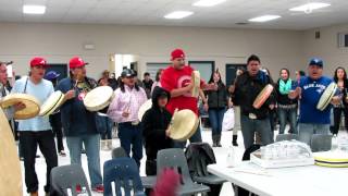 Little Pine Christmas Round-dance 2012 - Lead singer: Brad Crain