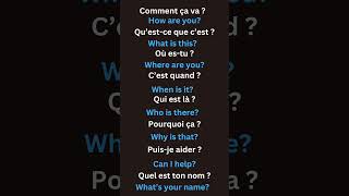 10 PHRASES BASIQUESET QU'ON UTILISE A CHAQUE SECONDE EN ANGLAIS #français #english