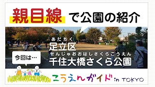 公園ガイド「足立区千住大橋さくら公園」