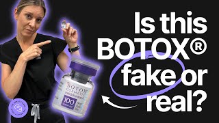 Counterfeit BOTOX®?!?! How to stay safe and identify real BOTOX®.