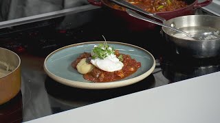 Lunchbreak: Harissa-Glazed Mushrooms with West African Fufu